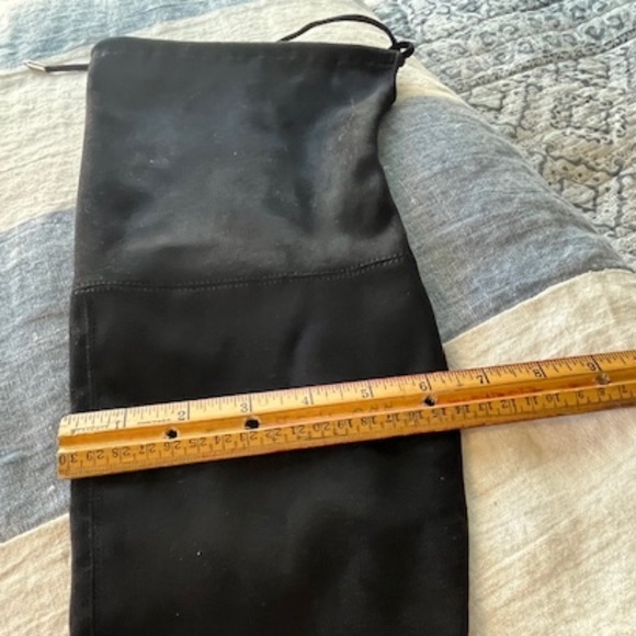 Marc Jacobs Black Suede Over The Knee 3/4" Heel Boots Sz 6M EUC - Picture 8 of 10